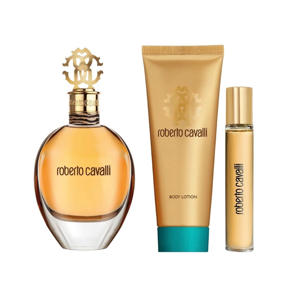 Roberto Cavalli Signature EDP 75 ml + EDP 15 ml +100 ml Body Lotion Kadın Parfüm Seti