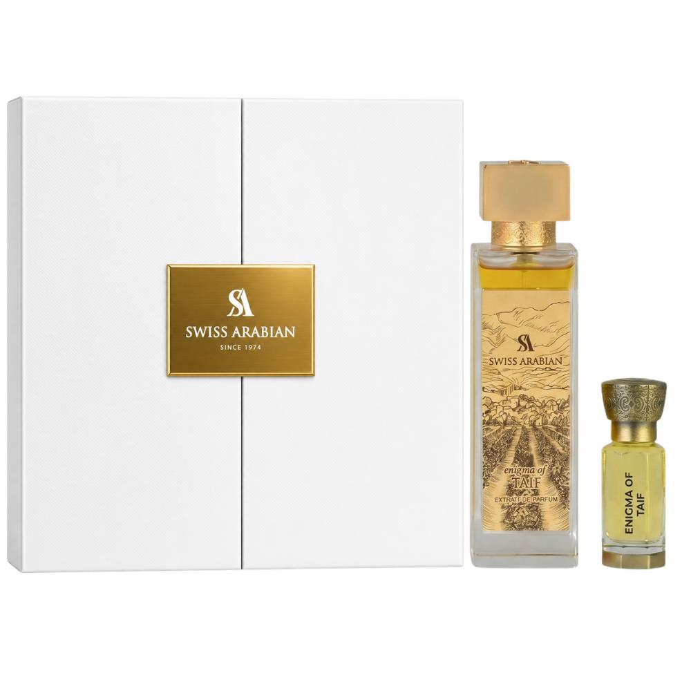 Swiss Arabian Enigma of Taif Extrait de Parfum 100 ml + 10 ml Unisex Parfüm Seti