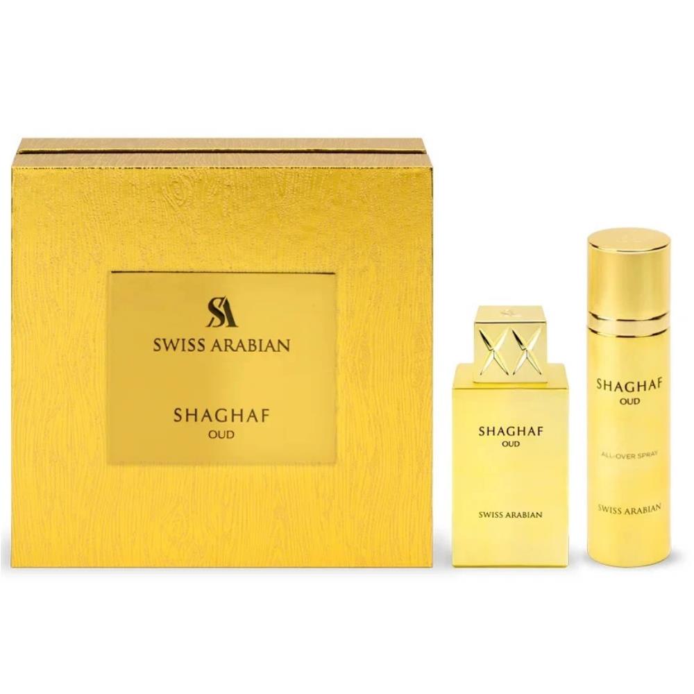 Swiss Arabian Shaghaf Oud EDP 75 ml + 75 ml Vücut Spreyi Unisex Parfüm Seti