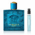 Versace Eros EDT Dekant Erkek Parfüm – orijinal şişe ve dekant şişesi