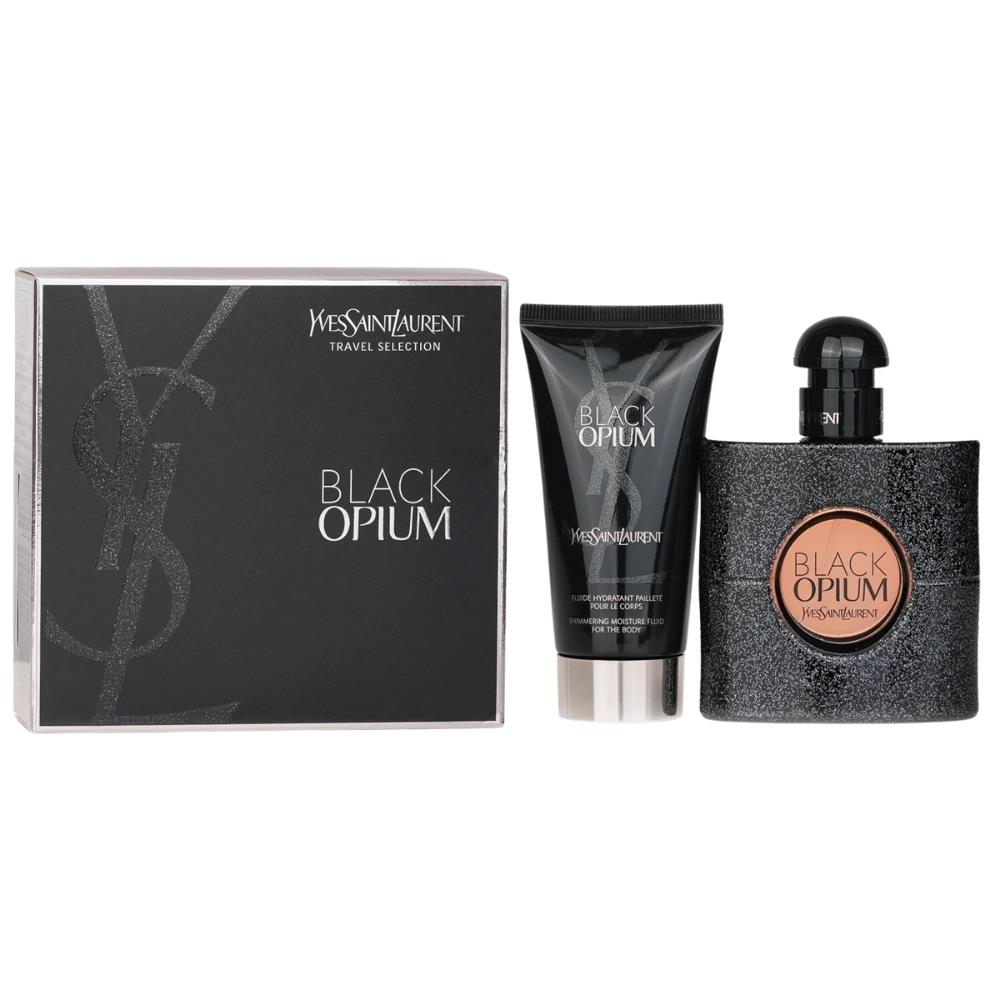 Yves Saint Laurent Black Opium Set EDP 50 ml + 50 ml Body Lotion Kadın Parfüm Seti