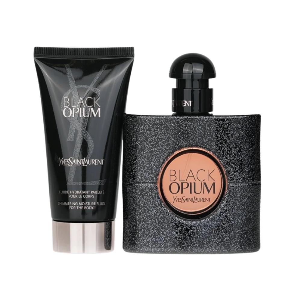 Yves Saint Laurent Black Opium Set EDP 50 ml + 50 ml Body Lotion Kadın Parfüm Seti